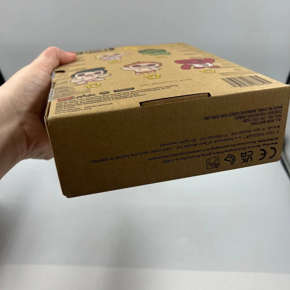 ZURU Fuggler Fuggstars Orange Hair Plush Pink Glasses Monster Collectible 9in